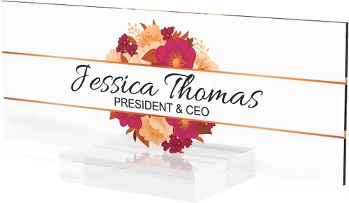 Vista 3 de Placa de identificación personalizada para escritorio, decoración de oficina personalizada, regalo de trabajo, regalo de compañero de trabajo, placa