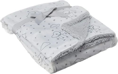 Vista 35 de Hudson Baby Manta unisex de felpa de visón y sherpa para bebé, abstracta, talla única Abstracto