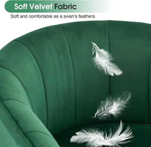 Vista 11 de BarberPub Silla de sala de estar, silla de tecnología de uñas con cojín, sillón de manicura para técnico de uñas, equipo de salón de spa para Verde