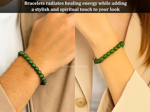 Vista 81 de Amazing Gemstone Pulsera de cristal para mujeres y hombres, pulsera de cristal curativo de protección, pulsera elástica con cuentas de piedras