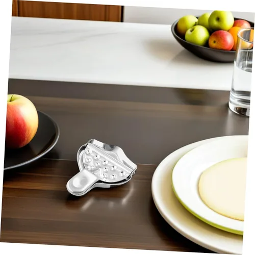 Vista 6 de Escariador de cítricos de acero inoxidable, exprimidor manual de prensa de limón resistente, exprimidor portátil de jugo de frutas con diseño