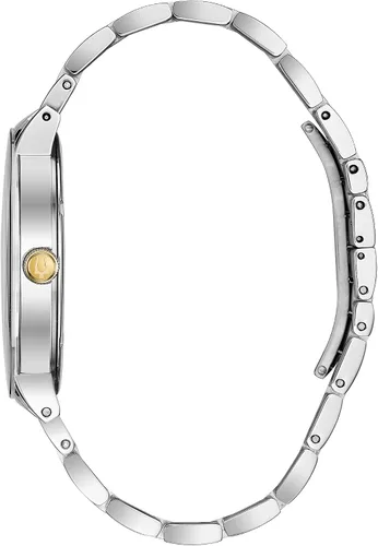 Vista 3 de Bulova Reloj de dos tonos de cuarzo con pantalla analógica 98D151 para hombre, Dos tonos, 98D