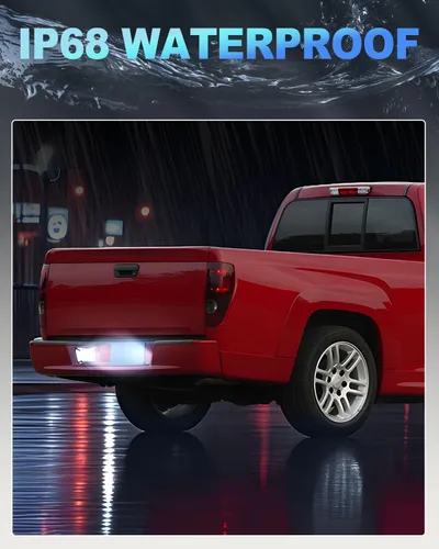 Vista 7 de Luces LED para matrícula compatibles con Chevy Colorado 2004-2012, Plug & Play, IP68 impermeable
