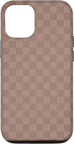 Vista 28 de Chic Brown Checkered Checkerboard Pattern Trendy Case for iPhone 16