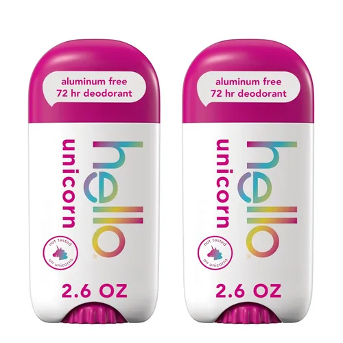 Vista 15 de hello Desodorante limpio y fresco sin aluminio para mujeres y hombres con carbón, frescura de 24 horas, desodorante libre de bicarbonato de sodio