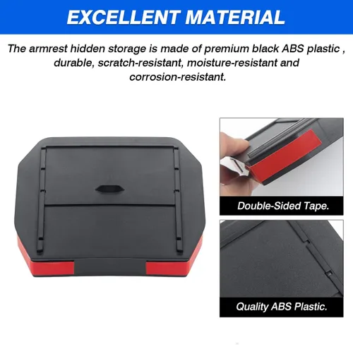 Vista 4 de Karltys Organizador Oculto de Consola Central para Accesorios Land Rover Defender Defender 90 110 130 2020-2025 2026 Caja de Almacenamiento Oculta