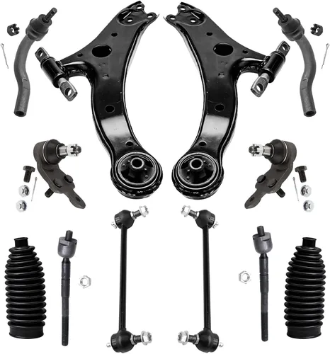 Vista 91 de Detroit Axle - Kit de extremo delantero para Hyundai Sonata XG350 XG300 Kia Optima, 2 brazos de control superiores con juntas de bola, 2 brazos