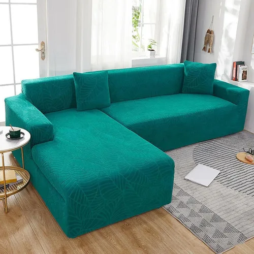 Vista 6 de Konsilsa Funda para sofá modular en forma de L, funda elástica para sofá, protector de muebles, elástico, súper suave, antiarañazos