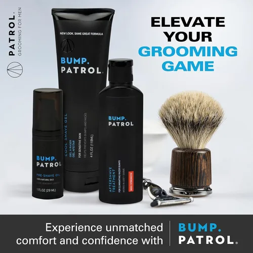 Vista 7 de Bump Patrol Barber Pro Grooming Powder - Polvo para cabello y cuerpo sin talco para hombres, protege contra el sudor, el olor y las rozaduras