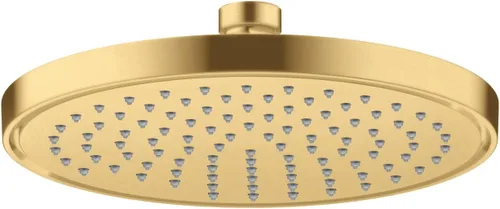 Vista 4 de AXOR ShowerSolutions 35369341 - Cabezal de ducha de 9 pulgadas, 1 pulverizador de lluvia en cromo negro cepillado Cromo cepillado negro