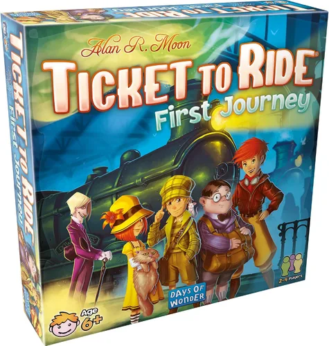 Vista 3 de Ticket to Ride Ghost Train Juego de mesa Temático de estrategia Diversión familiar Aventura para adultos y niños A partir de 6 años 2-4 jugadores