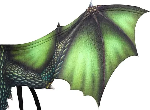 Vista 39 de Himine Alas de dragón no tejidas para adultos Cosplay Props