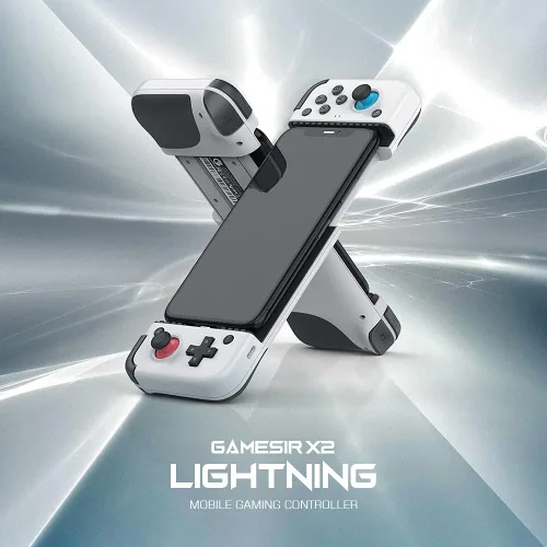 Vista 2 de GameSir X2 Lightning Gamepad Móvil Game Controller para iOS, controlador de teléfono con cable para iPhone, compatible con juegos MFi Apple Arcade