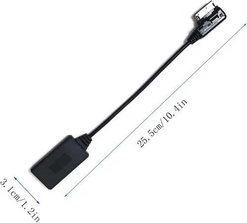 Vista 5 de Adaptador Bluetooth compatible con Mercedes Benz Car Apple Android Phone Music MMI Interfaz Cable inalámbrico Dispositivos con capacidad