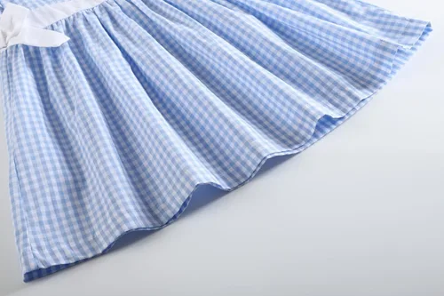 Vista 5 de Lil cactus Vestido con volantes y lazos para bebé niña