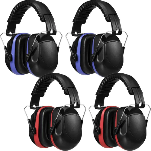 Vista 7 de Yunsailing 4 unids Nrr 28db Reducción de ruido Protección auditiva Orejeras Orejeras Plegables Auriculares para Disparar