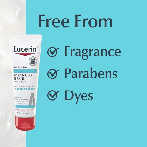 Vista 7 de Eucerin Advanced Repair Light Feel Crema para pies, 3 onzas (paquete de 7)