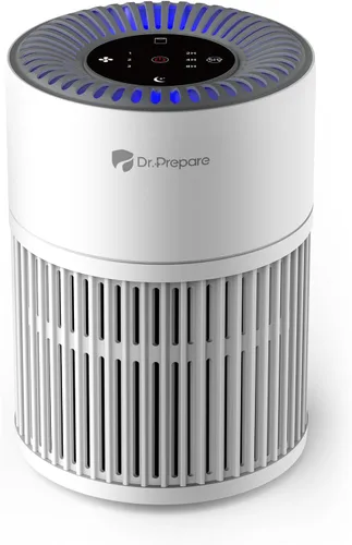 Vista 9 de Dr.Prepare Filtro de repuesto para purificador de aire DAP01, paquete de 2, filtro HEPA de 3 etapas con prefiltro lavable y carbón activado