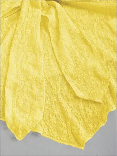 Vista 5 de SHENHE Top halter de encaje para mujer, nudo frontal, espalda descubierta, asimétrica, Y2k, coqueta, sin espalda, para salir