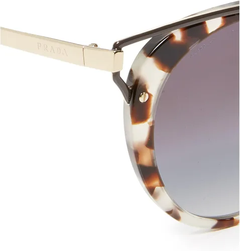 Vista 4 de Prada - Gafas de sol redondas para mujer, marrón