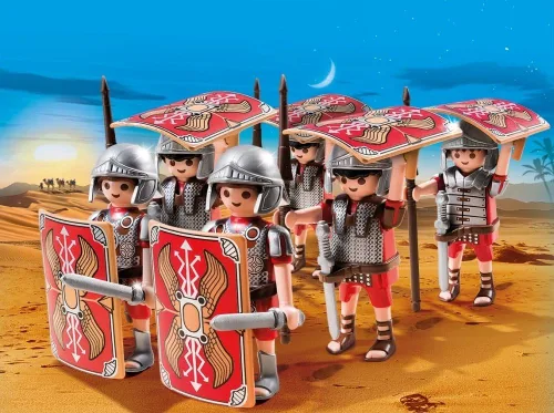 Vista 3 de Playmobil 5393 Roman Troop, divertido juego de roles imaginativo, juegos adecuados para niños a partir de 4 años