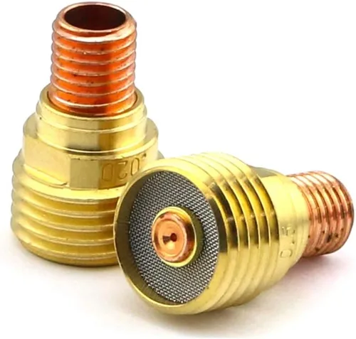 Vista 2 de WeldingCity Paquete de 5 unidades de cuerpo de pinza de lente de gas 45V41 (0.020") para soplete de soldadura TIG Serie 9, 20 y 25 en Weldcraft