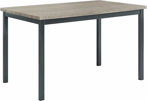 Vista 2 de Nexus Mesa de comedor rectangular gris y negro