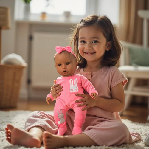 Vista 5 de SCOM Muñecas de bebé niña negra - Muñeca de bebé de cuerpo suave realista de 16 pulgadas, lindas muñecas de bebé de la vida real con ropa