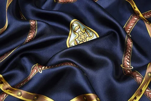 Vista 6 de corciova 35 x 35 Women Square Silk Like Hair Scarf Head Sleeping Wrap Satin Headscarf