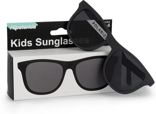 Vista 2 de Hipsterkid Sunglasses Toddler Polarized Sunglasses Shatter-Resistant Lenses Stay-On Strap 100% UV Protection Christmas Gift