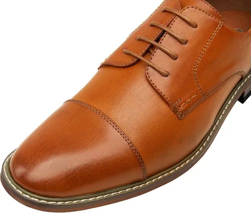 Vista 3 de Vostey Zapatos de vestir para hombre, zapatos de vestir formales para hombres, zapatos de vestir de negocios Derby