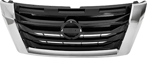Vista 62 de Garage-Pro Conjunto de Parrilla Frontal para Nissan Frontier 1998-2000, Cáscara Cromada, Inserción Negra, Accesorios Nissan Frontier, NI1200183