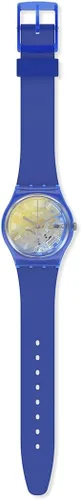 Vista 2 de Swatch Reloj unisex YELLOW DISCO FEVER (Modelo GN278), Azul, Reloj estándar