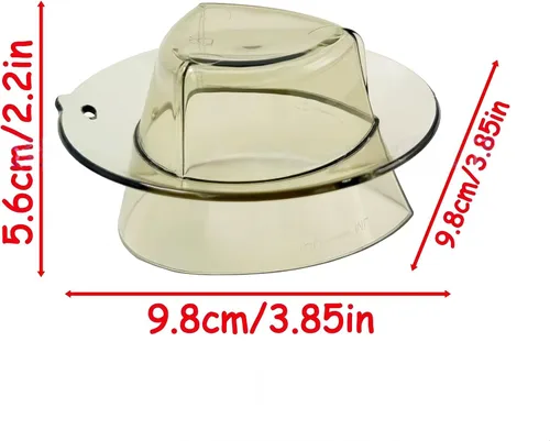 Vista 3 de Taza medidora adecuada para Thermomix TM5/TM6 Taza Medidora Transparente Compatible con Thermomix TM5/TM6 Cubierta Universal Accesorios de Repuesto