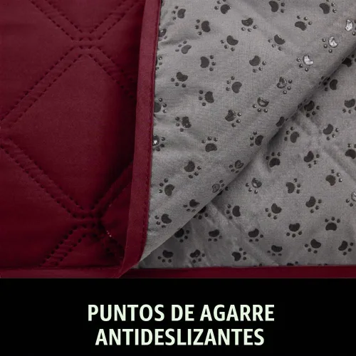 Vista 4 de GORILLA GRIP® Manta impermeable para perro, funda de sofá para perros, 30 x Borgoña