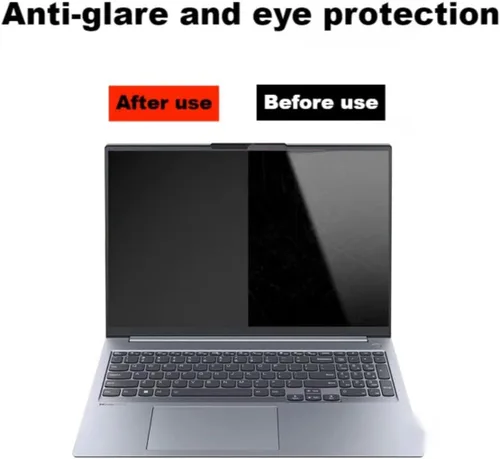 Vista 4 de Pantalla magnética de privacidad de 14 pulgadas, adecuada para portátiles con un filtro antideslumbrante desmontable 16:10, reduce la luz