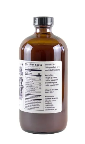 Vista 2 de Bite Me Tonic - Vinagre de Sidra de Manuka con Tónico de Miel de Manuka