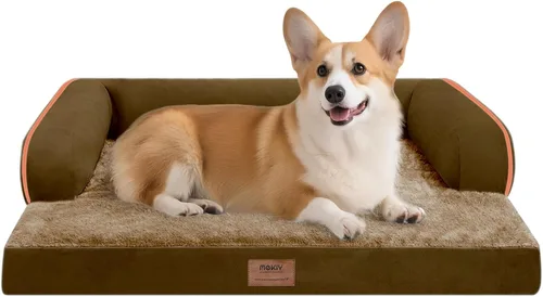 Vista 28 de Cama pequeña para perros y sofá para gatos, camas ortopédicas impermeables para perros pequeños, cama para gatos, sofá para mascotas cómodo