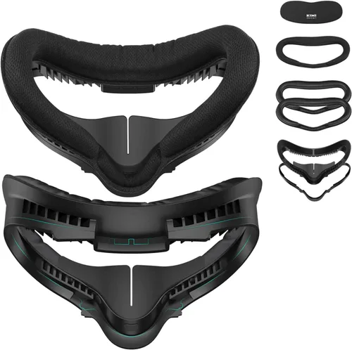 Vista 9 de KIWI design Accesorios de fitness para cojín facial mejorados compatibles con Quest 2 con almohadilla de cuero de interfaz facial 2 almohadilla