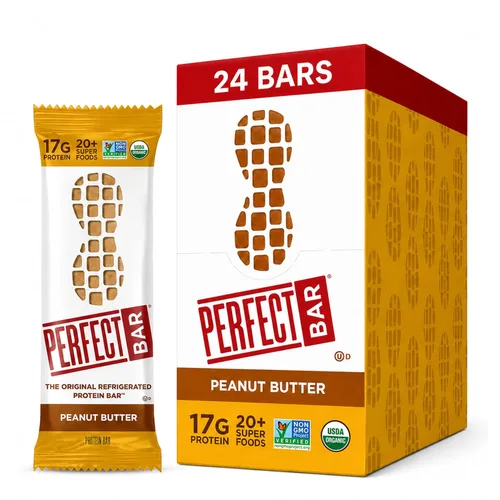 Vista 17 de Perfect Bar - Barra de proteínas refrigerada original, sabor mantequilla de maní