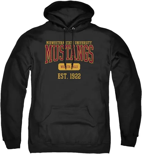 Vista 438 de LOGOVISION Colección de sudaderas con capucha unisex con diseño oficial de Collegiate Est. Date para hombres y mujeres