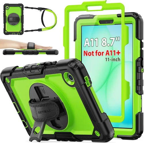 Vista 19 de SEYMAC stock Funda para Samsung Galaxy Tab A8 de 10.5 pulgadas, funda de protección contra caídas de cuerpo completo con protector de pantalla