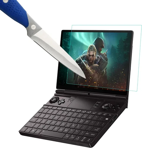 Vista 4 de Mr.Shield [Paquete de 2] Protector de pantalla para GPD WIN Max 2 2023 10.1 pulgadas [vidrio templado] [vidrio japonés con dureza 9H] Protector