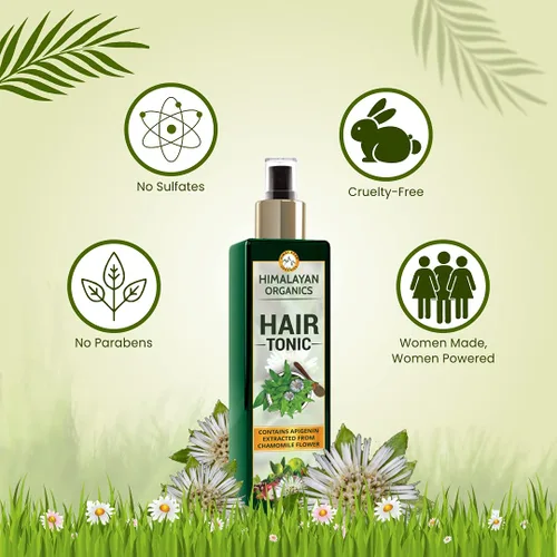 Vista 6 de Himalayan Organics - Tónico de cabello virgen puro de prensa en frío - 6.8 fl oz/6.8 Fl.Oz