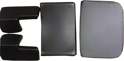 Vista 5 de Juego de 4 cojines de asiento para John Deere 450D 455D 550 555A 555 se adapta a JD Dozer Lo