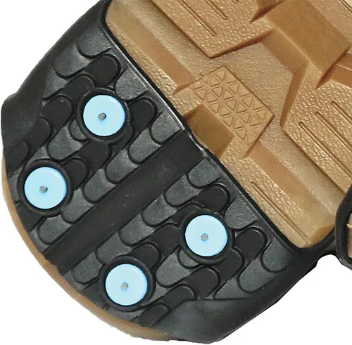 Vista 10 de Due North Tacos de hielo industriales multiusos para hombres y mujeres, ayudas de tracción para caminar y trabajar en nievehielo, 16 picos