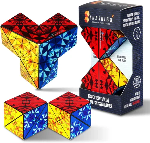 Vista 26 de Shashibo Juguete sensorial antiestrés para adultos y niños, juguete para aliviar el estrés para adultos, adolescentes y niños, juguetes geniales
