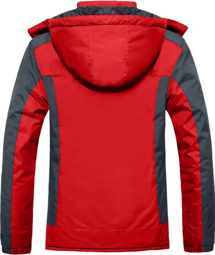 Vista 2 de GEMYSE Men's Mountain Waterproof Ski Snow Jacket Winter Windproof Rain Jacket