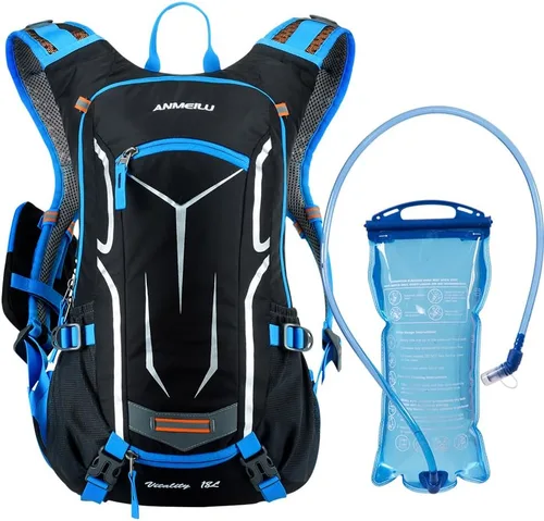 Vista 13 de Mochila de ciclismo al aire libre, 18L, color negro