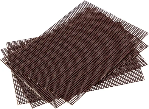 Vista 2 de AmerCareRoyal - Pantallas de limpieza de parrilla, almohadillas de malla abrasiva pretratadas para el mantenimiento de la parrilla superior plana